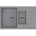 Кухонная мойка KUCHENSTERN FLUG 60-2 титан