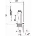 Смеситель РМС SL134-017FK