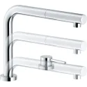 Смеситель FRANKE Active Window хром выдвижной шланг