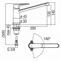 Смеситель NOBILI Nobi NB84113/1CR