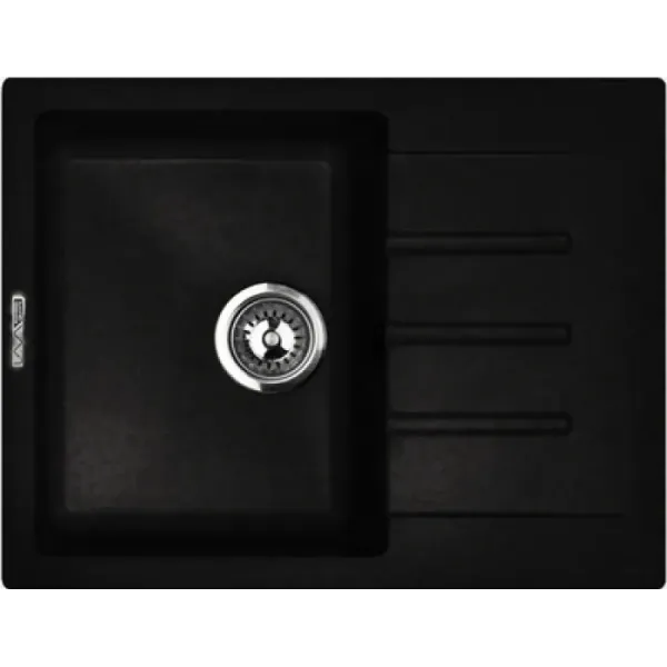 Кухонная мойка LAVA l.1 [645х495] (basalt чёрный)