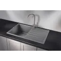 Кухонная мойка GRANULA ST-7602 графит