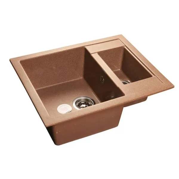 Кухонная мойка GRANFEST Quadro GF-Q610K терракот