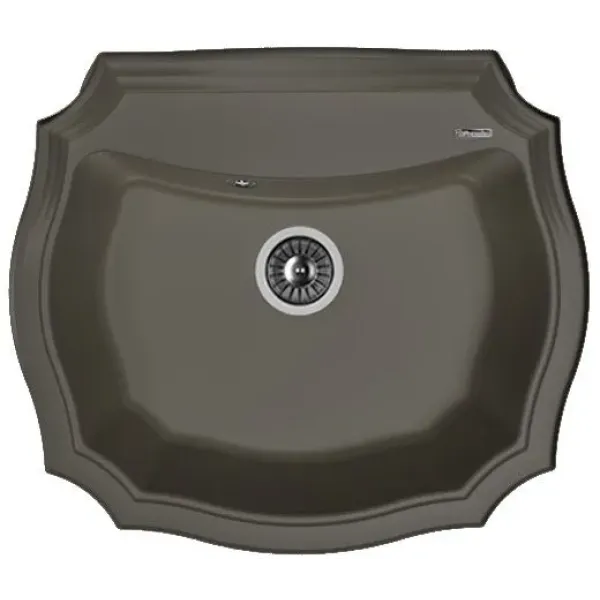 Кухонная мойка FLORENTINA Эмилия 640 антрацит (20.355.D0640.302)