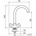 Смеситель РМС SL116-274F