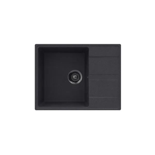 Кухонная мойка MAUNFELD Lacrima 650 MFQS-650DGR темно-серый