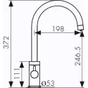 Смеситель KAISER Merkur 26744-15