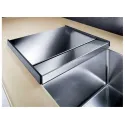 Кухонная мойка BLANCO CLARON 550-U нерж.сталь зеркальная полировка с отв. арм. InFino (арт.521579)