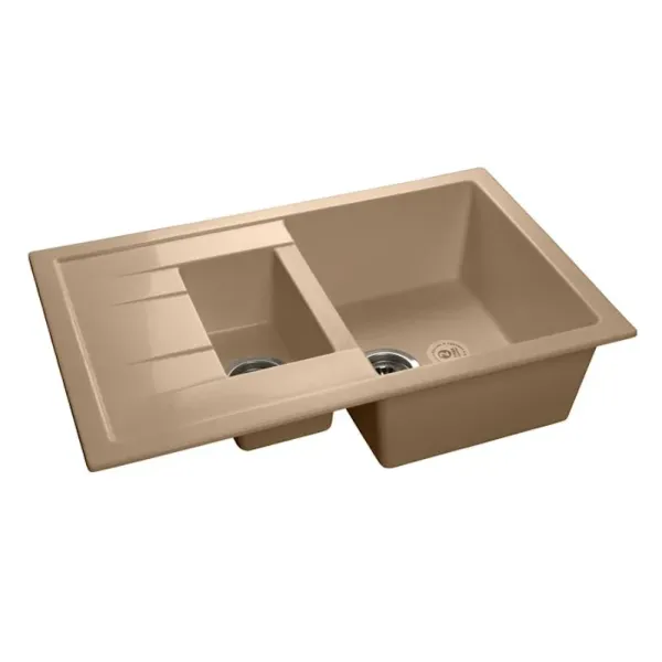 Кухонная мойка GRANFEST Quadro GF-Q775KL топаз