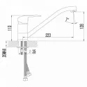 Смеситель LEMARK Pramen LM3304C хром