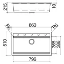 Кухонная мойка BARAZZA 1LCY91B