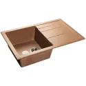 Мойка GRANFEST Quadro GF-Q780L (780х500) Терракот 307 с крылом 435482