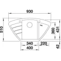 Кухонная мойка BLANCO zia 9e (514758)