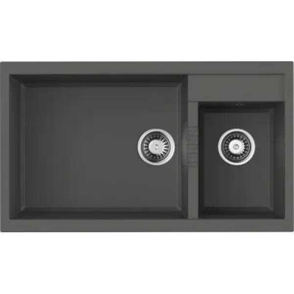 Кухонная мойка OMOIKIRI Tedori 86-2-LB-PL Tetogranit/платина (4993939)