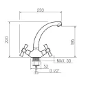 Смеситель РМС SL138-272F