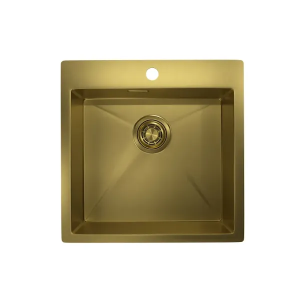 Кухонная мойка GRANULA GR-5151 золото/сатин