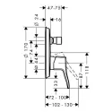 Смеситель HANSGROHE Metris Classic 31485000