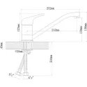 Смеситель BAMBOO НОТА ВМ терракота (315.01L.1123.406)