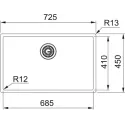 Кухонная мойка FRANKE BXM 210/110-68 F-INOX антрацит (127.0650.364)