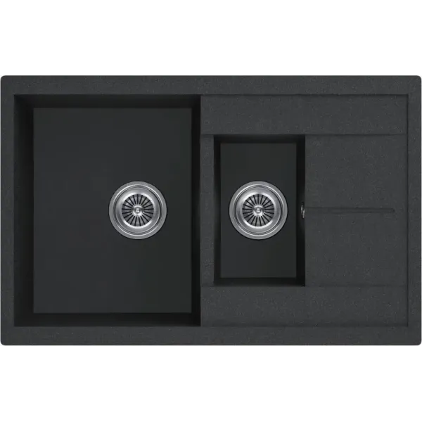 Кухонная мойка KUCHENSTERN FLUG 60-2 антрацит