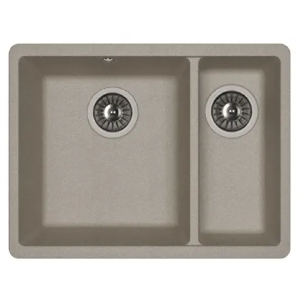 Кухонная мойка FLORENTINA Вега 335/160 серый шелк (22.325.D0510.307)