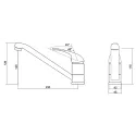 Смеситель EMAR 3009.9 алмаз