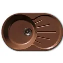 Мойка GRANFEST RONDO GF-R-750L чаша с крылом 750*460мм терракот