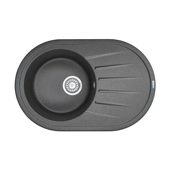 Кухонная мойка GRANULA ST-7601 графит