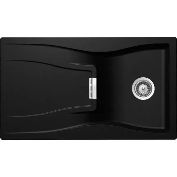 Мойка SCHOCK 700554 waterfall 45d (d-100) cristadur 860х500 магма