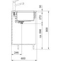 Кухонная мойка FRANKE BXM 210/110-50 F-INOX антрацит (127.0650.363)