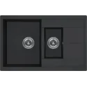 Кухонная мойка KUCHENSTERN FLUG 60-2 черный