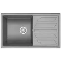 Кухонная мойка GRANULA GR-8601 алюминиум