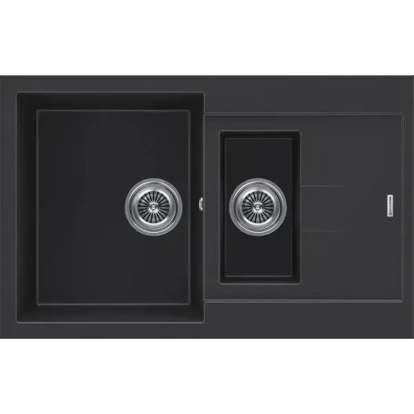 Кухонная мойка KUCHENSTERN PLAT 60-2 черный