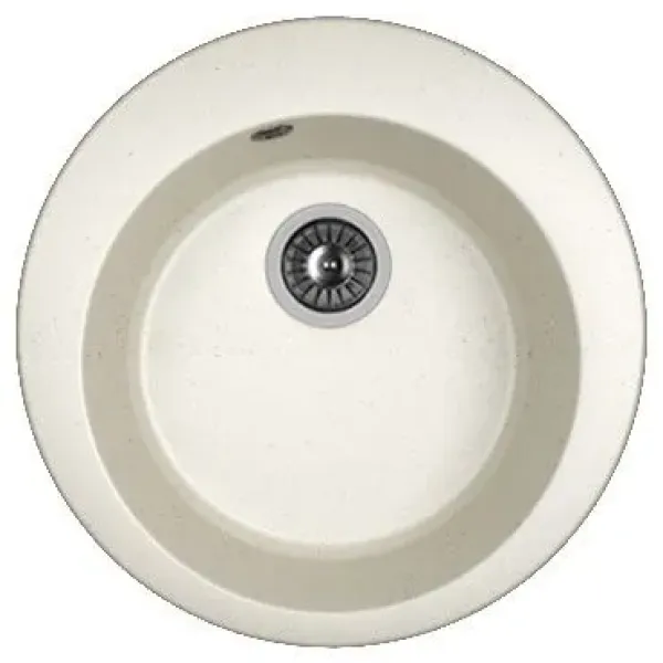 Кухонная мойка DR.GANS Гала (510х510х217) Белый (25.010.B0510.401)