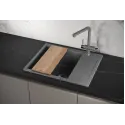 Кухонная мойка GRANULA ES-6202 графит