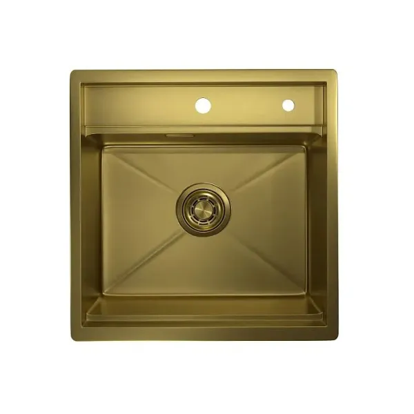 Кухонная мойка GRANULA KS-5051 золото/сатин
