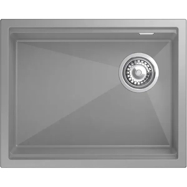 Кухонная мойка RIVELATO LINO 554-R grigio metallizz