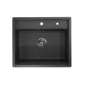 Кухонная мойка GRANULA KS-6051 графит/матовый