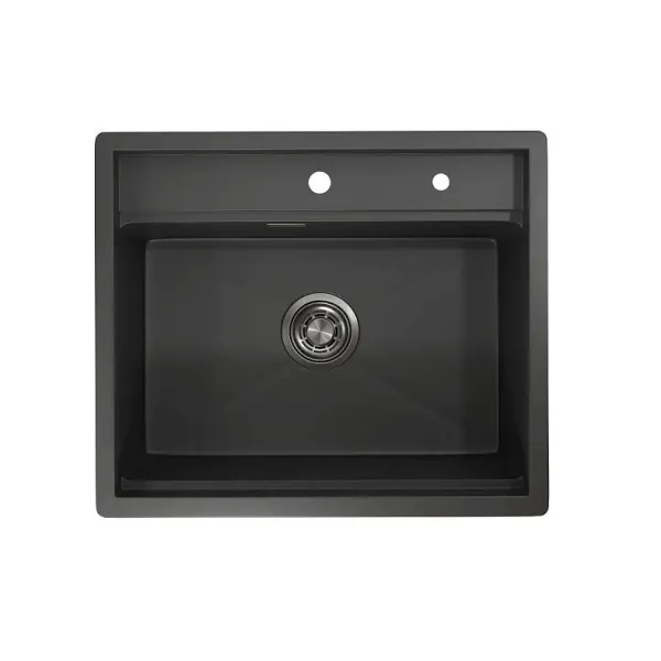 Кухонная мойка GRANULA KS-6051 графит/матовый