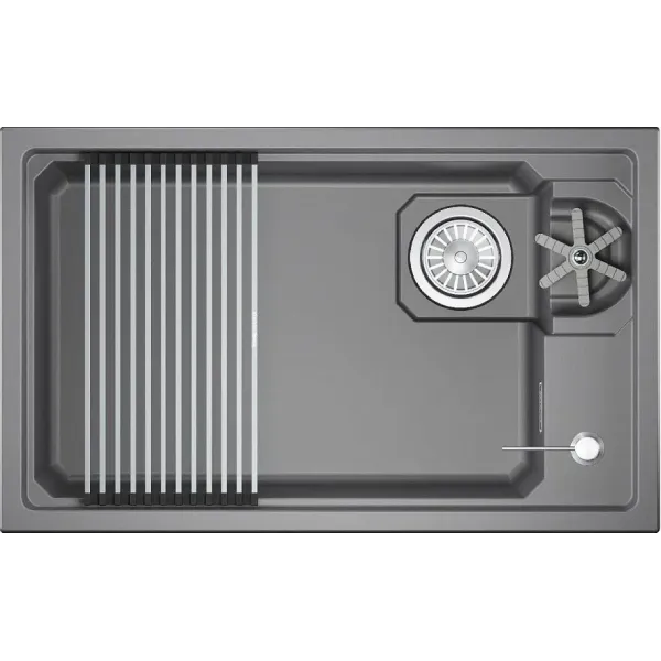 Кухонная мойка GRANULA 7309RU алюминиум