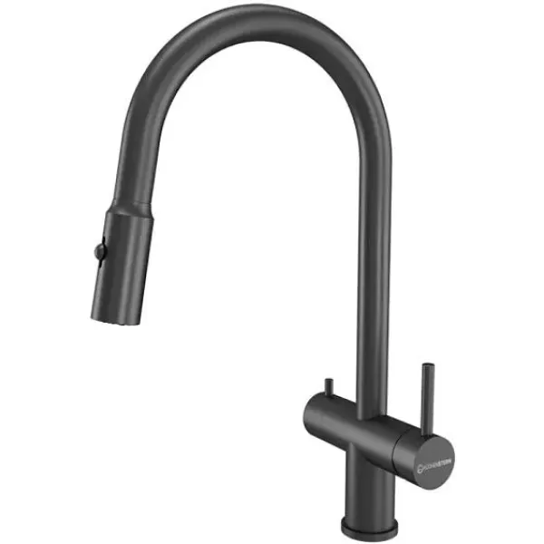 Смеситель KUCHENSTERN BRUNN-FS вороненая сталь