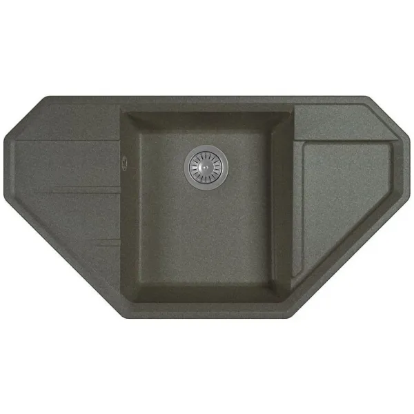 Кухонная мойка BAMBOO Крона 910 черный (29.040.D0910.407)