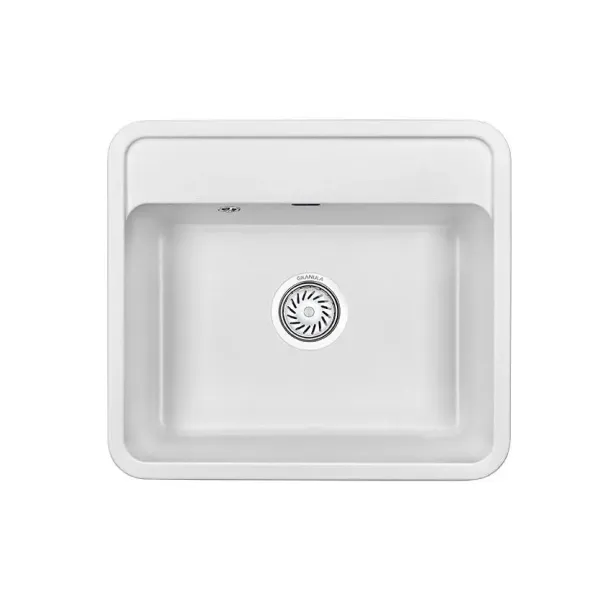 Кухонная мойка GRANULA ST-5601 белый