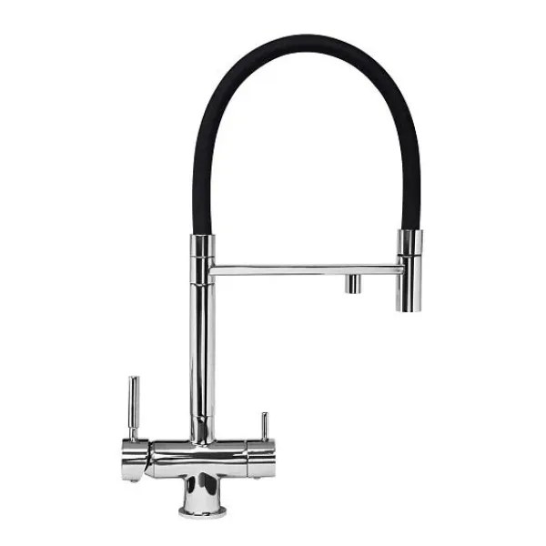 Смеситель ZIGMUND & SHTAIN ZS 2300 нержавейка полированная