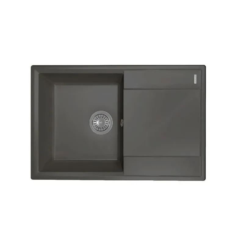 Кухонная мойка FLORTEK Консул 760 антрацит (23.020.C0760.302)