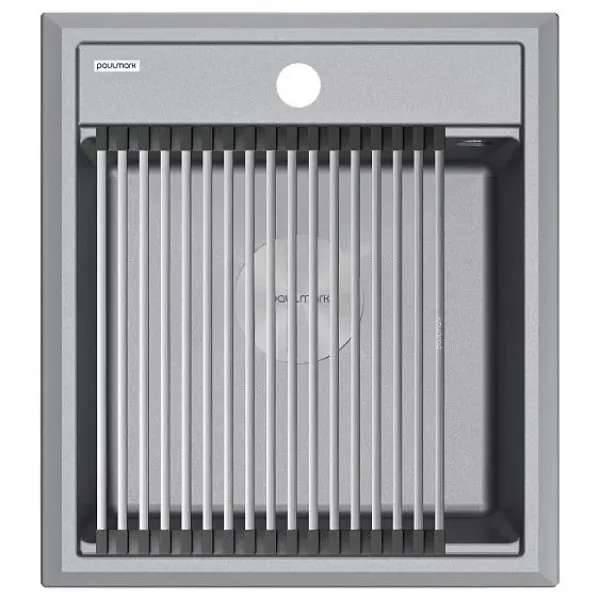 Кухонная мойка PAULMARK Stepia-450 PM114651-GRM