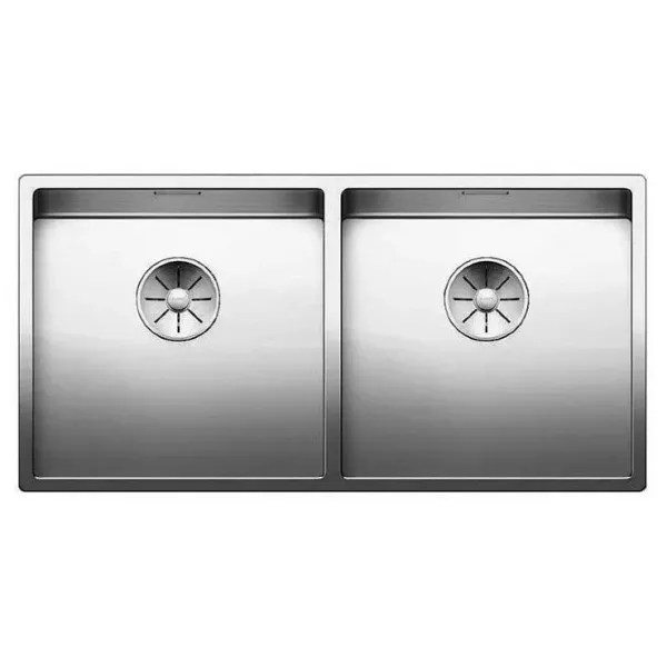 Кухонная мойка BLANCO CLARON 400/400-U нерж.сталь зеркальная полировка с отв. арм. InFino (арт.521618)
