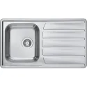 Кухонная мойка ALVEUS Zoom 30 NAT-90 1098773 (в комплекте с сифоном 1102384)