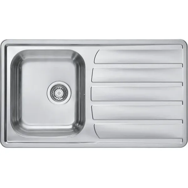 Кухонная мойка ALVEUS Zoom 30 NAT-90 1098773 (в комплекте с сифоном 1102384)