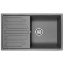 Кухонная мойка GRANULA GR-8601 графит